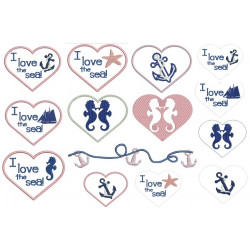 Stickserie - Sea Love